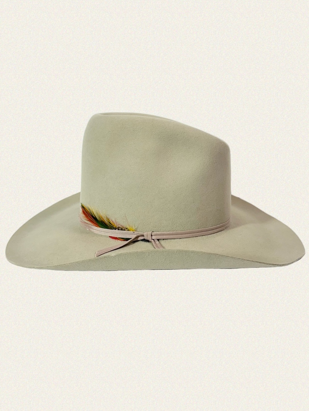 Vintage Biltmore Silver Buckle Cowboy Hat - Silver Belly